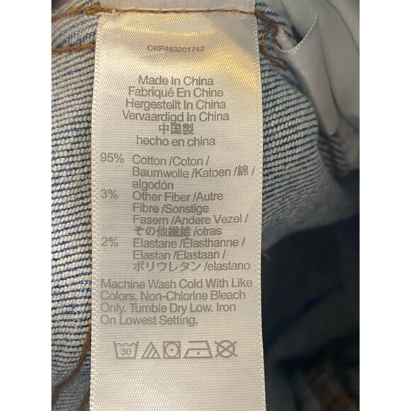 Madewell Stove Pipe Light Wash Denim Jean Women's Size 26 - Picture 11 of 11